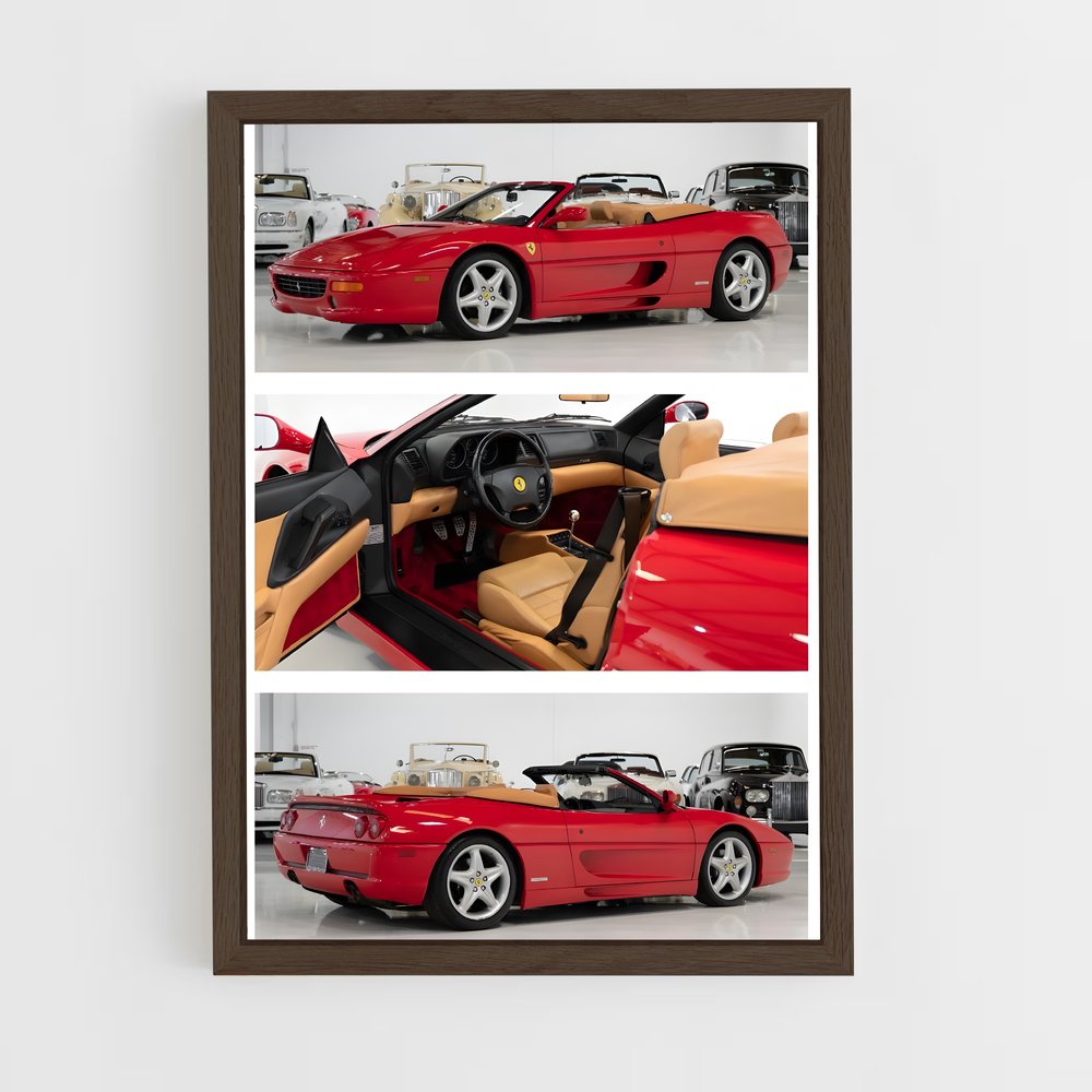 Poster F355 Spider Dream – affiche Ferrari (vue 5)